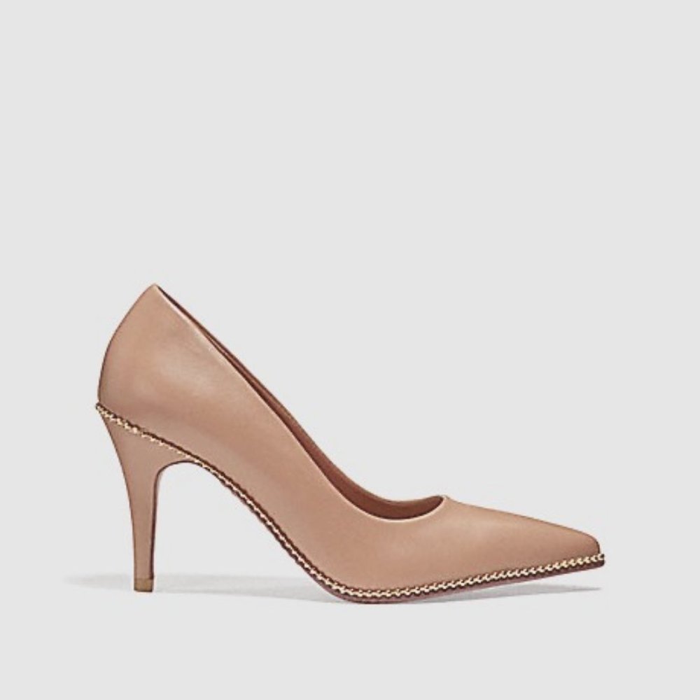 COACH PARKER  LEATHER PUMPS